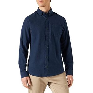 Jack & Jones Jprbluclassic Walter kersthemd L/S heren overhemd, Marineblauwe blazer/pasvorm: comfortabele pasvorm.