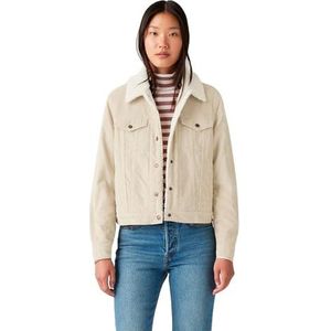 Levi's Sherpa Trucker Damesjas, Egret