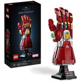 LEGO 76223 Marvel Le Nano Gant de l'Infini, Ensemble de Thanos, Kit de Construction, Pierres d'Inifinité, Film Avengers : Endgame, Cadeau, pour Adultes