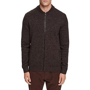 Esprit Sweater heren, 204/Dark Brown 5, M, 204/donkerbruin 5