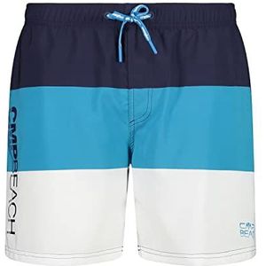 CMP Homme Medium Short Swimwear, Bleu Marine/Ibiza-bianco, 52