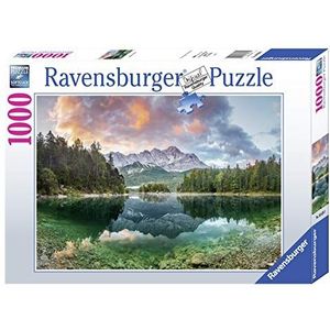 Ravensburger - Puzzel voor volwassenen - Puzzel 1000 delen - Uitzicht op de Eibsee Duitsland - Voor volwassenen en kinderen vanaf 14 jaar - Hoogwaardige puzzel - Landschappen - Exclusief Amazon - 88628