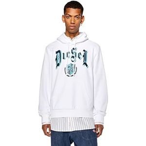Diesel S-ginn-hood-k20 Sweatshirt met capuchon voor heren, 100-0hayt