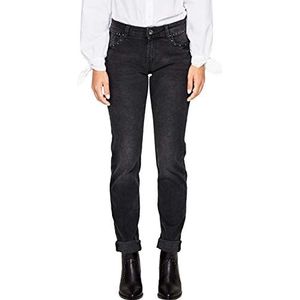s.Oliver Dames Straight Jeans 14.808.71.5256, grijs (Grey Black Denim Stretch 96Z4)