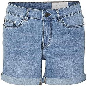 Noisy May Nmbe Lucy Nm Vi171lb Noos Jeansshorts voor dames, Lichtblauwe jeans