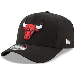 New Era Chicago Bulls 9fifty klassieke snapback pet, zwart.