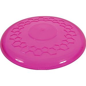 Zolux Frisbee Pop hondenspeelgoed, diameter 23 cm, framboos rood