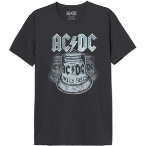 AC/DC Meacdcrts050 T-shirt voor heren, 1 stuk, Antraciet