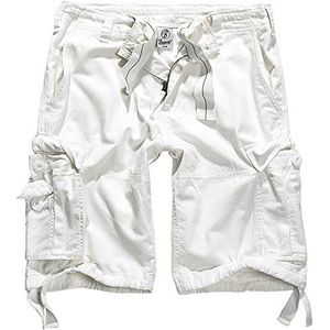 Brandit heren shorts Brandit Vintage Shorts Basic, wit (7), 3XL
