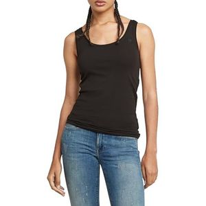 G-STAR RAW Base R T WMN tanktop dames, Zwart (Zwart 990)