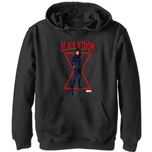 Marvel Classic Black Web Youth Capuchontrui, zwart, M, zwart.