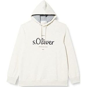 s.Oliver Heren sweatshirt met lange mouwen, wit, XXL, wit, XXL, Wit