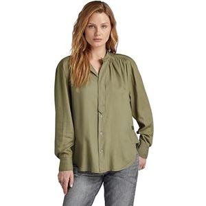 G-STAR RAW T-shirt à manches longues pour femme, Vert (Shamrock D24448-d297-2199), M