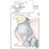 Jerry Fabrics Disney Dumbo babybeddengoedset, 100 x 135 cm, 100% katoen