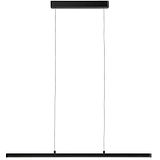 Paulmann 79694 Lento Led Hanglamp, Inclusief 1 x 43 Watt, Dimbare Hanglamp Plafondlamp Aluminium, Kunststof, Warm Wit 2700 K, Zwart, 100 x 3.5 x 2.5 cm
