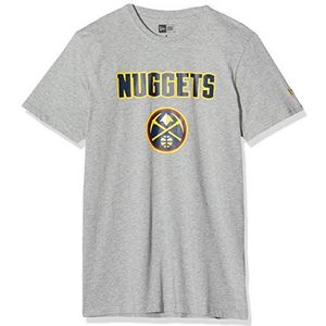 New Era - NBA Denver Nuggets Team Logo T-Shirt - grijs, Lichtgrijs