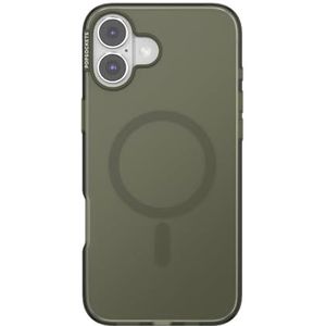 PopSockets Beschermhoes voor iPhone 16 Plus compatibel met MagSafe, telefoonhoes voor iPhone 16 Plus, draadloos opladen compatibel - vermoeidheid