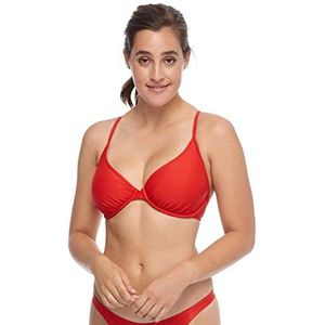 Body Glove Smoothies Solo Solid Underwire D, Dd, E, F Cup Bikini Top Zwempak voor Dames, Echte smoothies