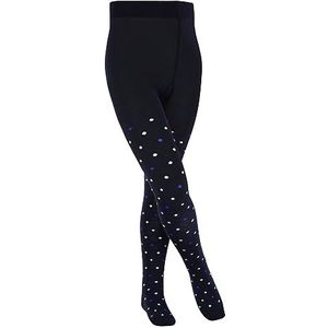 FALKE Multidot panty, uniseks, kinderen, katoen, wit, grijs, meer kleuren, hoge taille, meerkleurig, gestippeld, 1 paar, Blauw (Navy 6120)