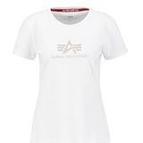 ALPHA INDUSTRIES Crystal T Wmn T-shirt pour femme, 09-Blanc, XL