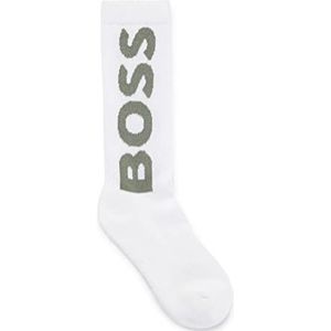 BOSS Logo QS Rib CC Chaussettes à Short, Open White113, 42 FR/44 FR Homme
