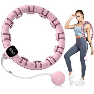 Smart Hoop, fitnessband voor gewichtsverlies voor volwassenen, intelligente oefenhoepel met 27 verstelbare knopen voor vrouwen en mannen