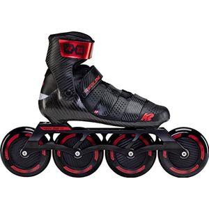 K2 Skates voor volwassenen, universeel, Redline 110 Black_Red - Zwart - Rood - EU: 45 (Mondo: 295 / cm: 29,5 / UK: 10,5 / US: 11,5) - 30F0195