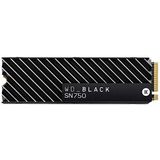 WD_BLACK SN750 500GB NVMe - interne high-performance SSD harde schijf met koellichaam voor gaming-computer