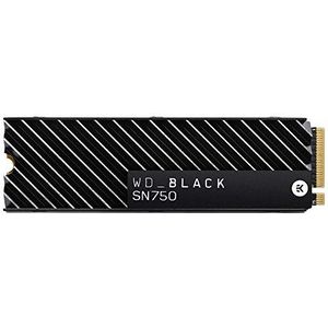 WD_BLACK SN750 500GB NVMe - interne high-performance SSD harde schijf met koellichaam voor gaming-computer