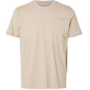 Selected Homme Slhaspen Mini STR Ss T-shirt à col rond pour homme, Bronze, XL