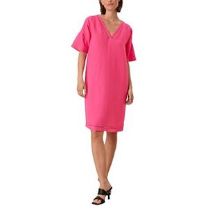 s.Oliver BLACK LABEL Casual jurk, casual jurk voor dames, Donker roze