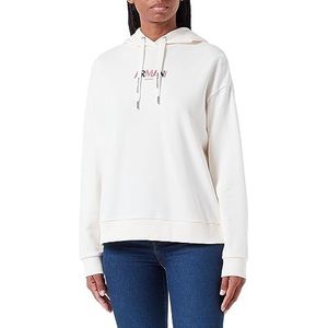 Armani Exchange Logo Capsule French Terry Sweatshirt met capuchon voor dames, Wit
