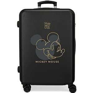 Disney, zwart, middelgrote koffer, zwart., Middelgrote koffer