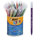 BIC Kids Kid kleurstiften met medium punt, verschillende kleuren, 36 stuks