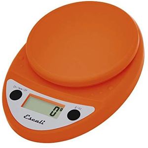 Primo Digital Kitchen Scale 11 lb/5 kg, Orange by Escali