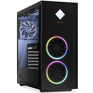 OMEN - AMD Ryzen 7 5800X Gaming PC - 16 GB DDR4 RAM - 512 GB SSD + 1 TB harde schijf - NVIDIA GeForce RTX 3070 - Windows 11 Home - Zwart - Zijraam - RGB-ventilator - Vloeibare koeling