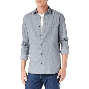 ONLY & SONS Onsbrad Life Ls Herringbone CS heren T-shirt, blauwe jurk, S, Blauwe jurk.