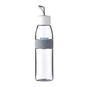 Mepal - Ellipse waterfles - Herbruikbare waterfles - Waterdichte fles voor koolzuurhoudende dranken - BPA-vrij - 500 ml - Wit