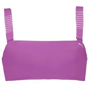 PUMA Bandeau bikinitop voor dames (1 stuk), Magenta, L