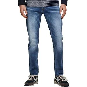 JACK & JONES JEANS INTELLIGENCE Tapered Fit Jeans JJIMIKE JJORIGINAL Blue Denim