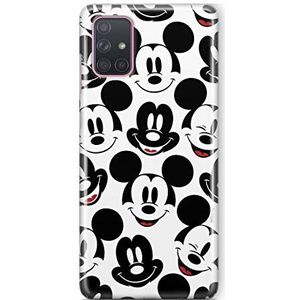 Beschermhoes voor Samsung A71, origineel en officieel gelicentieerd product, Disney Minnie i Mickey, optimale vorm van de smartphone, schokbestendig.