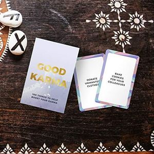 Gift Republic GR490058 Good Karma kaarten, violet, 100 stuks