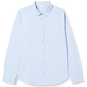 s.Oliver Junior Boy's overhemd met lange mouwen, blauw 164, blauw, 164, Blauw