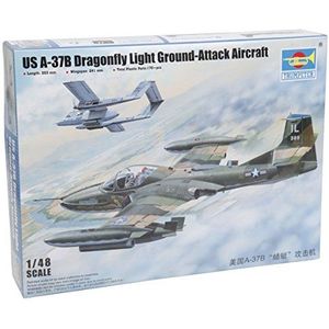 Trumpeter 02889 modelbouwset US A-37B Dragonfly Light Ground-Attack