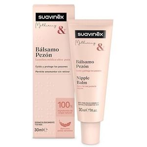 Suavinex, Tepelcrème, borstvoedingsbalsem, ultra pure lanoline, maakt borstvoeding mogelijk zonder wassen, hydrateert, voorkomt uitdroging en scheuren, geschikt voor de gevoelige huid, 100%