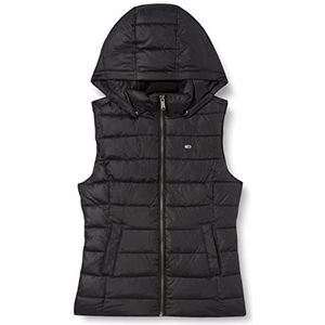 Tommy Jeans Dw0dw13742 vest/tanktops, zwart, Eén maat voor dames, zwart, zwart.