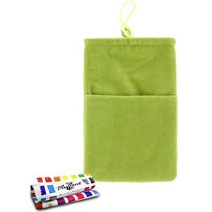 Muzzano Beschermhoes voor Motorola XT890 [Cocoon] [Groen] + stylus en reinigingsdoek van Muzzano® - ultieme bumper, elegant en duurzaam voor uw Motorola XT890