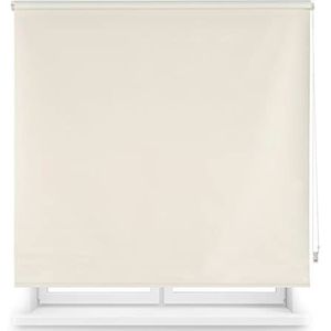 Blindecor Draco Rolgordijn, verduisterend, glad, beige, 100 x 230 cm (breedte per boven), stofmaat 97 x 225 cm