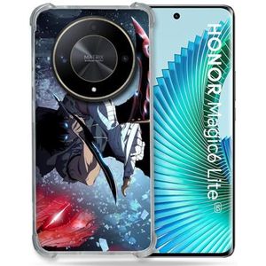 Cokitec Versterkte hoes voor Honor Magic 6 Lite 5G Manga Solo Leveling Sung Epee