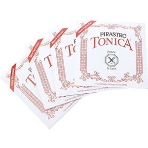 Pirastro Tonica snaren voor viool 4/4 medium gauge met E-bal